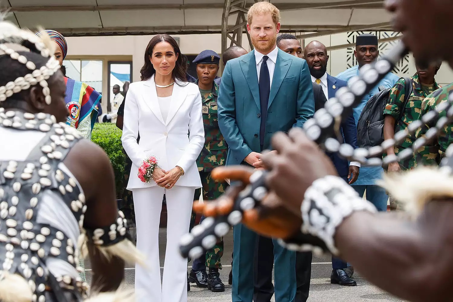 Some Amazing Pictures From Meghan Markle And Prince Harry Trip to Nigeria You Need To See