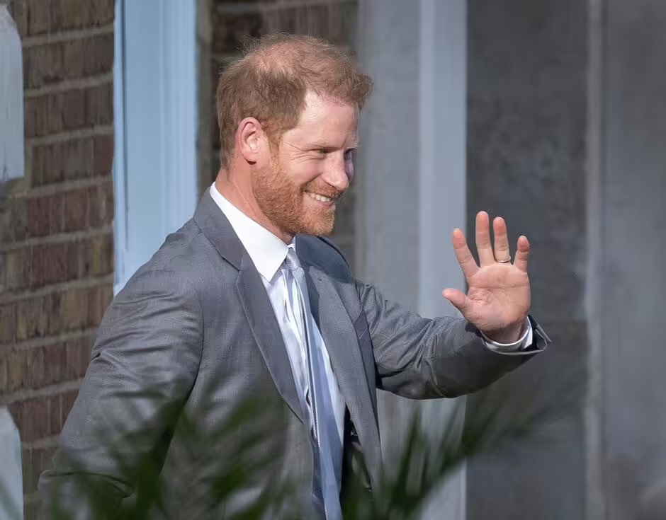 Prince Harry's cheeky four-word response when he's asked 'are you happy to be home?'