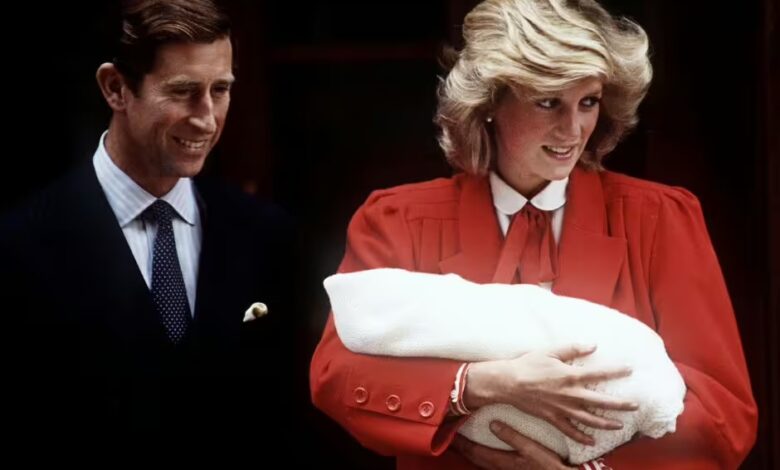 King Charles made 'disappointed' admission after Prince Harry's birth that floored Diana