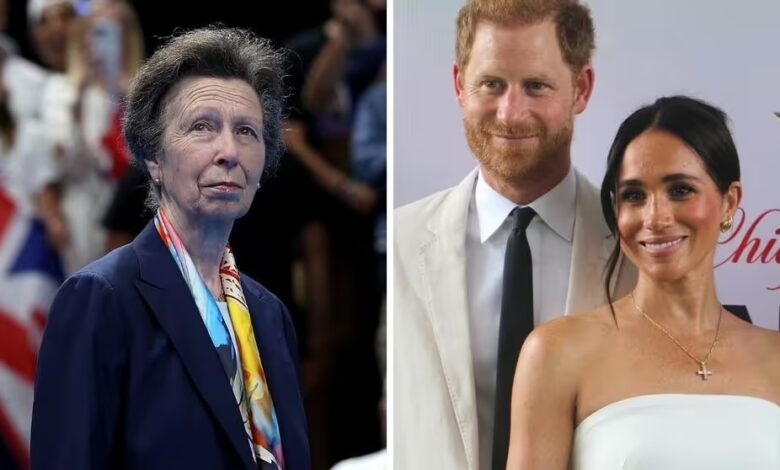 Princess Anne's cutting remark shows how she really feels about Prince Harry and Meghan